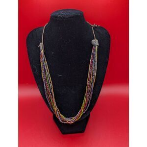 *Multilayered bead necklace/headband